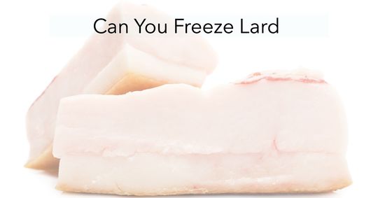 can you freeze lard