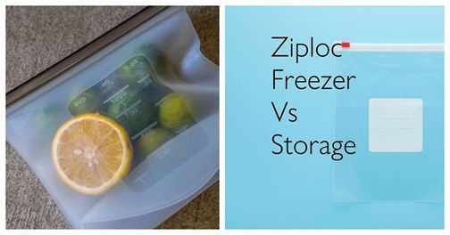 ziploc freezer vs storage